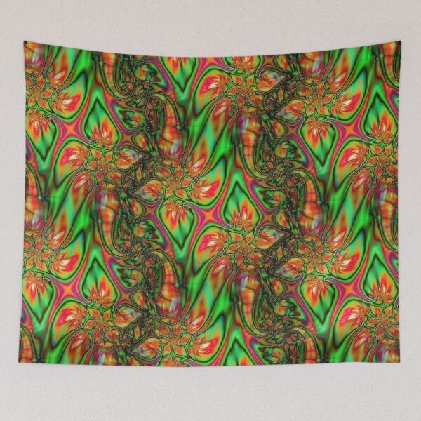 Item preview, Abstract Smudged Melting Fractal Flowers 13 designed and sold by SXW Designs.
