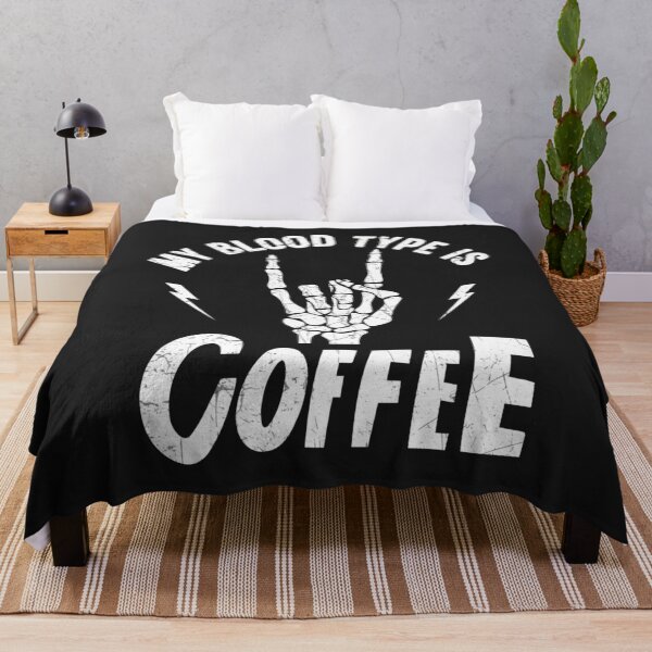 Item preview, My Blood Type Is Coffee designed and sold by CreepyCornerArt.