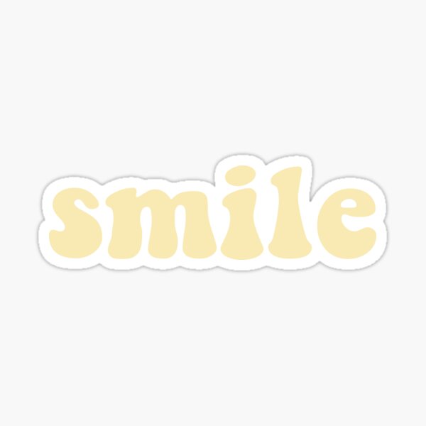 Smile - Yellow Sticker