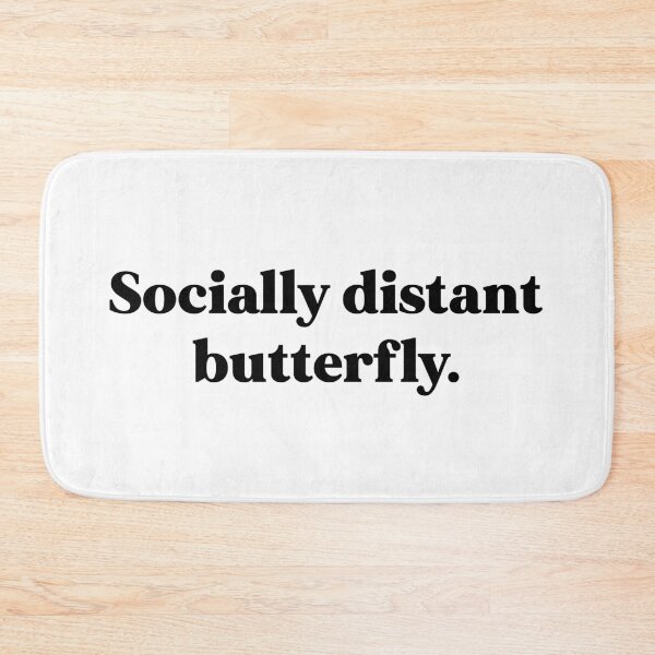 Item preview, Socially distant butterfly designed and sold by weirdly weird.