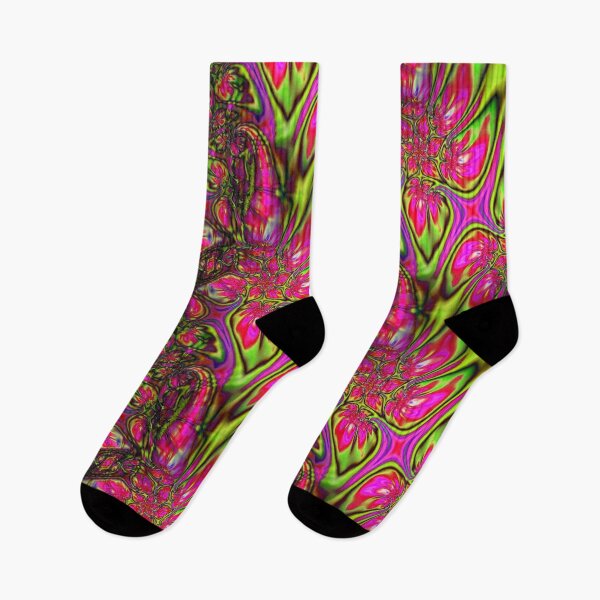 Item preview, Abstract Smudged Melting Fractal Flowers 14 designed and sold by SXW Designs.