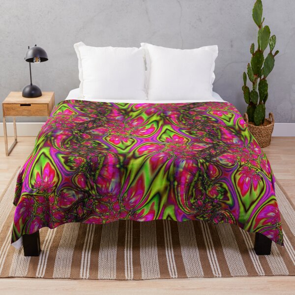 Item preview, Abstract Smudged Melting Fractal Flowers 14 designed and sold by SXW Designs.