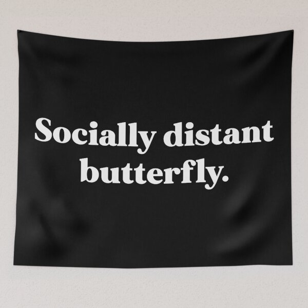 Item preview, Socially distant butterfly designed and sold by weirdly weird.