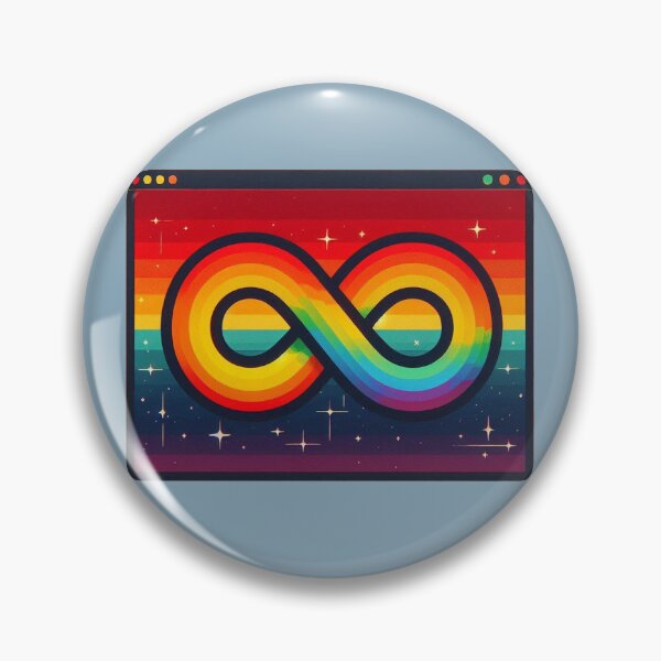 Item preview, Rainbow Infinity Window designed and sold by Vkinsify.