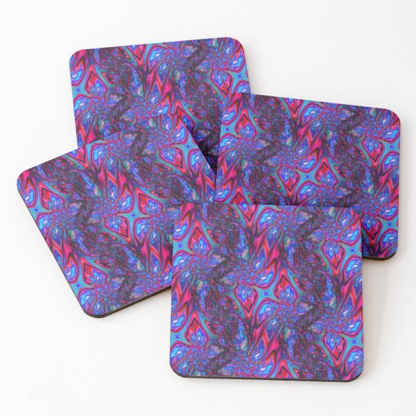 Item preview, Abstract Smudged Melting Fractal Flowers 16 designed and sold by SXW Designs.
