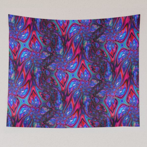 Item preview, Abstract Smudged Melting Fractal Flowers 16 designed and sold by SXW Designs.
