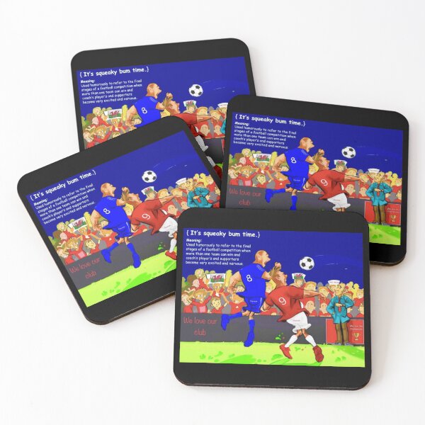 Item preview, It's Squeaky Bum Time - Funny Football/Soccer Sayings designed and sold by Wrexham-tees.