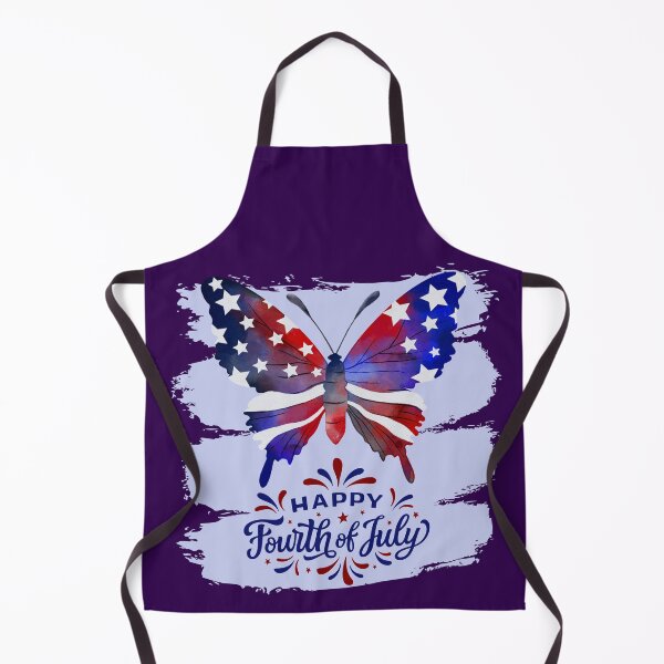 Item preview, Happy Fourth of July, Liberty Flyer, Star-Spangled Butterfly designed and sold by Numbers-Art.