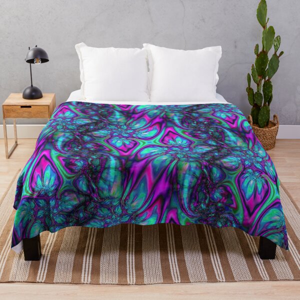 Item preview, Abstract Smudged Melting Fractal Flowers 17 designed and sold by SXW Designs.