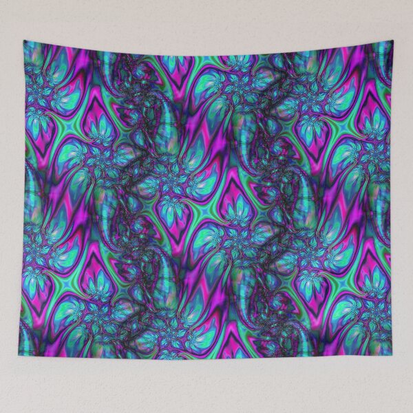 Item preview, Abstract Smudged Melting Fractal Flowers 17 designed and sold by SXW Designs.