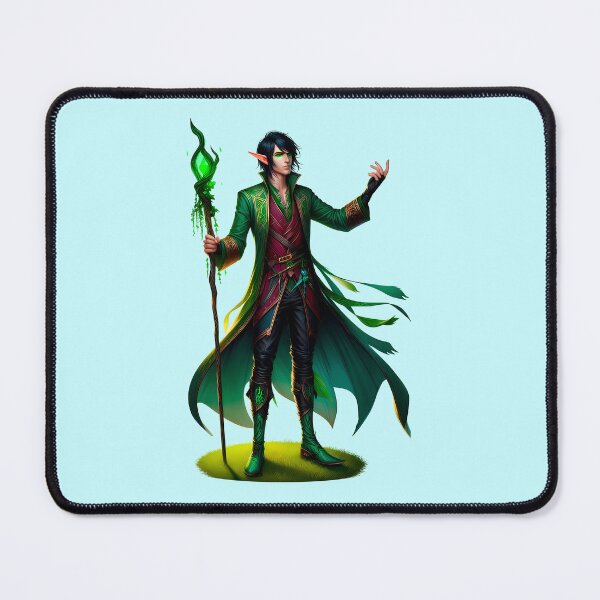 Item preview, The Elf Wizard of the Enchanted Forest Realm - Elf Design designed and sold by Second Draft Visuals.