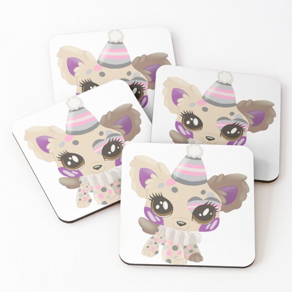 Item preview, demigirl pride littlest pet shop clown puppy designed and sold by oxxxenfree.