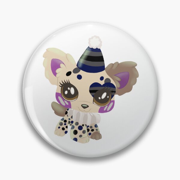 Item preview, gendervoid pride littlest pet shop clown puppy designed and sold by oxxxenfree.