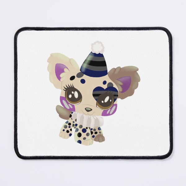Item preview, gendervoid pride littlest pet shop clown puppy designed and sold by oxxxenfree.