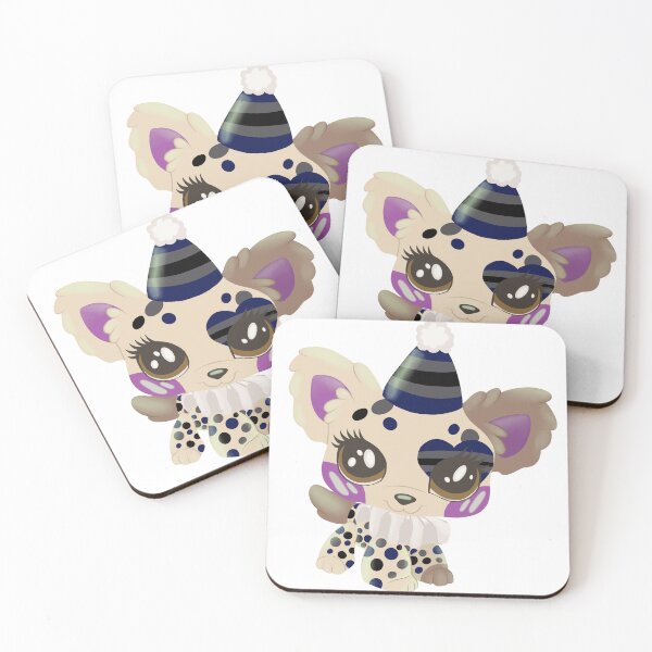 Item preview, gendervoid pride littlest pet shop clown puppy designed and sold by oxxxenfree.