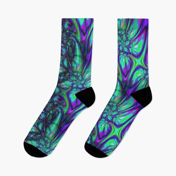 Item preview, Abstract Smudged Melting Fractal Flowers 18 designed and sold by SXW Designs.