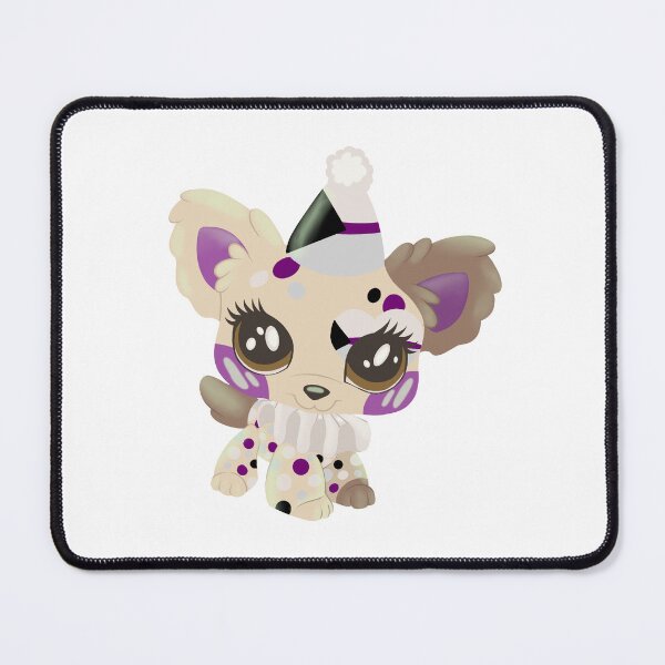 Item preview, demisexual pride littlest pet shop clown puppy designed and sold by oxxxenfree.