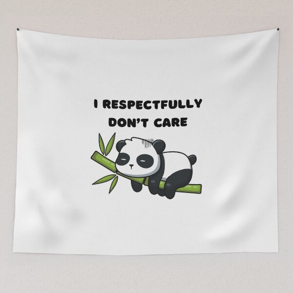Item preview, I Respectfully Don't Care Panda designed and sold by love-em.