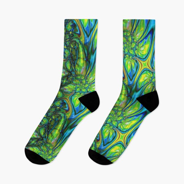 Item preview, Abstract Smudged Melting Fractal Flowers 19 designed and sold by SXW Designs.