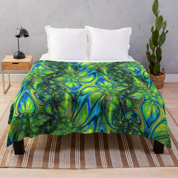 Item preview, Abstract Smudged Melting Fractal Flowers 19 designed and sold by SXW Designs.