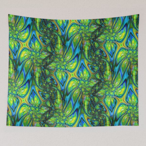 Item preview, Abstract Smudged Melting Fractal Flowers 19 designed and sold by SXW Designs.