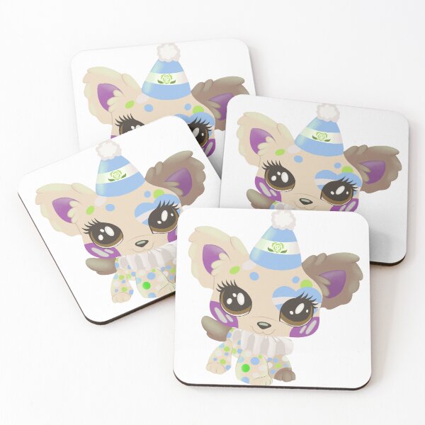 Item preview, achillean pride littlest pet shop clown puppy designed and sold by oxxxenfree.