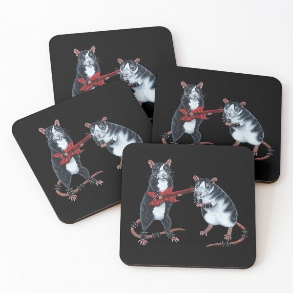 Item preview, Metal Band Rats designed and sold by WolfySilver.