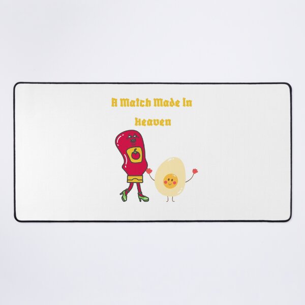 Item preview, A match made in heaven/ Ketchup on Eggs designed and sold by 2Cheesy4U.