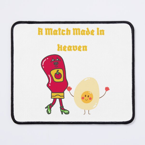 Item preview, A match made in heaven/ Ketchup on Eggs designed and sold by 2Cheesy4U.