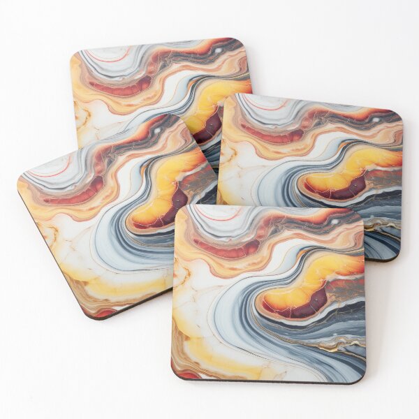 Item preview, marble swirl dark blue red designed and sold by soartshop.