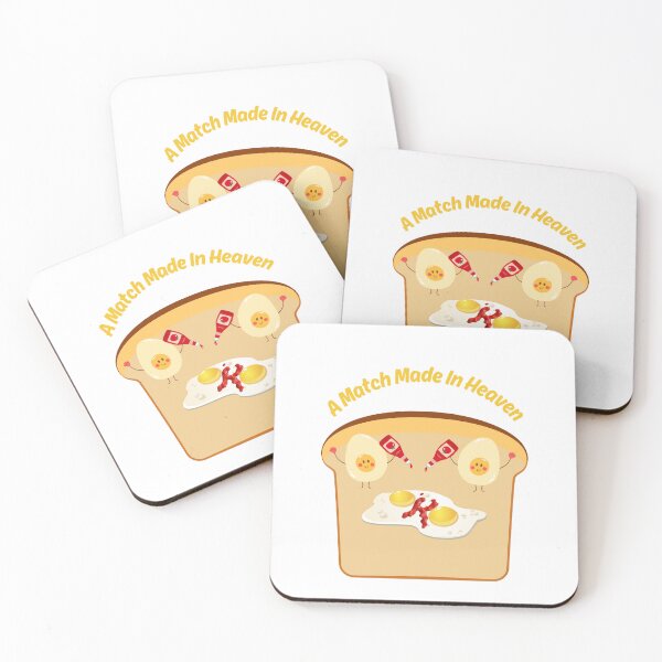 Item preview, A match made in heaven/ Ketchup on Eggs designed and sold by 2Cheesy4U.