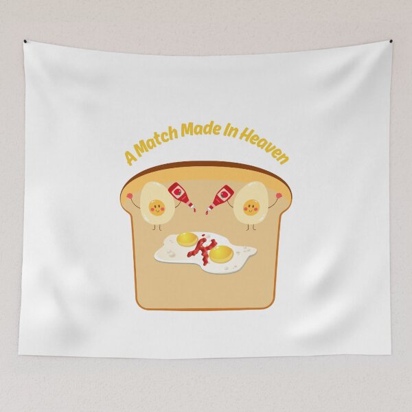 Item preview, A match made in heaven/ Ketchup on Eggs designed and sold by 2Cheesy4U.