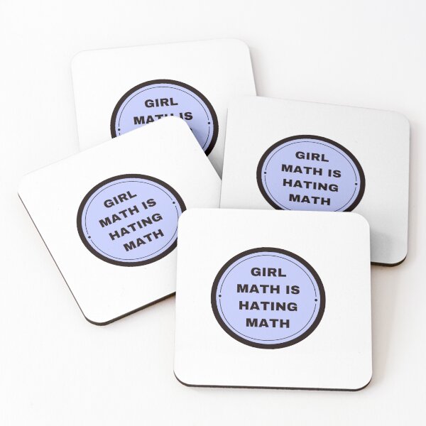 Item preview, Girl math is hating math  designed and sold by HadleyCruz.