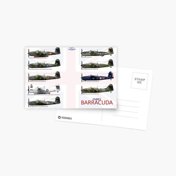 Fairey Barracuda Postcard