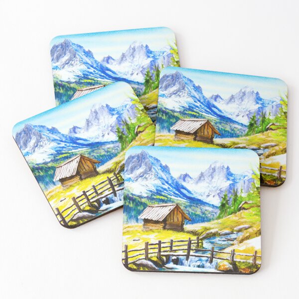 Item preview, early spring alpine scenario  designed and sold by DreamyArtStudio70.