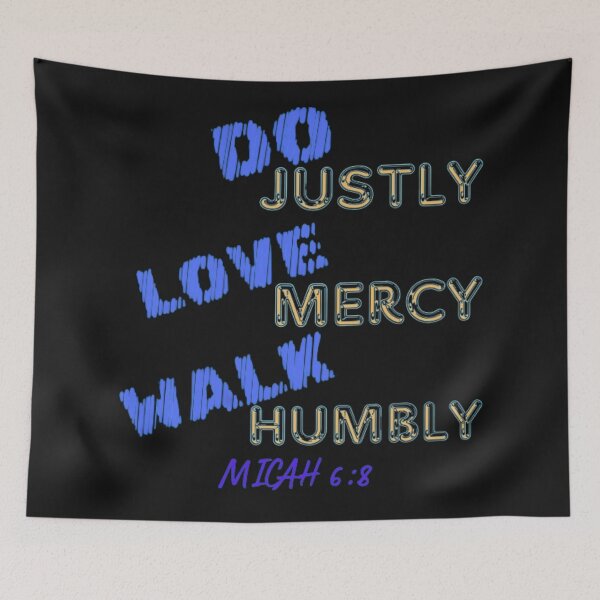 Item preview, Do justly, love mercy, walk humbly Micah 6:8 designed and sold by TNGOverall.