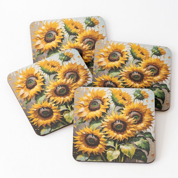 Item preview, Sunflower. Bouquet Of Sunflowers In Oil Painting Style. designed and sold by Adelberton.