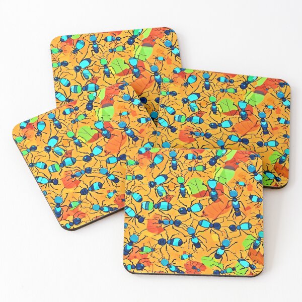 Item preview, Vibrant Baby Ants Art designed and sold by Health And Fitness Posts e-Store.