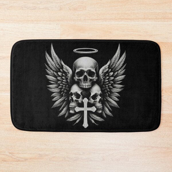 Item preview, Angel, Wings, Skull, Cross, Symbolism, Spirituality, Life, Death designed and sold by CrisMor-Art.
