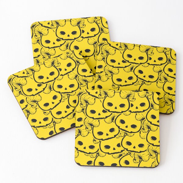 Item preview, Yellow DemonSkull Pattern designed and sold by Doomspree.