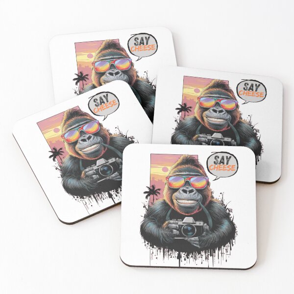 Item preview, SAY CHEESE - GORILLA PHOTOGRAPHER  designed and sold by justyna-s28.