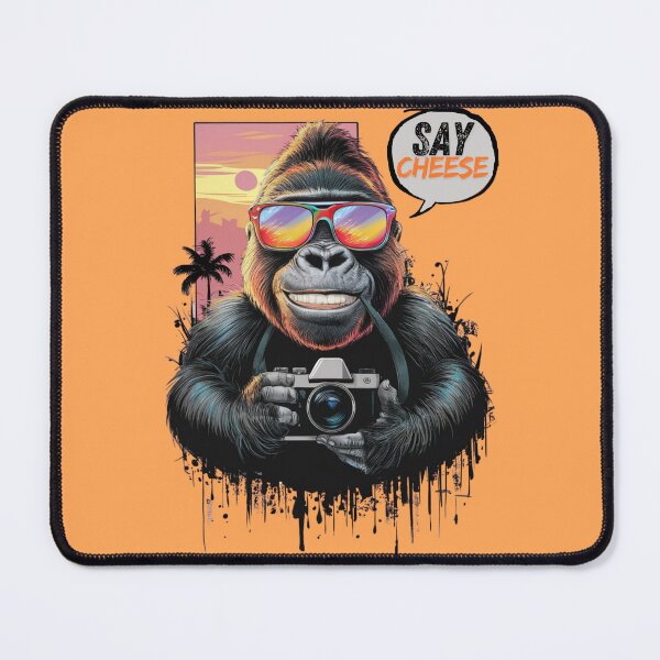 Item preview, SAY CHEESE - GORILLA PHOTOGRAPHER  designed and sold by justyna-s28.