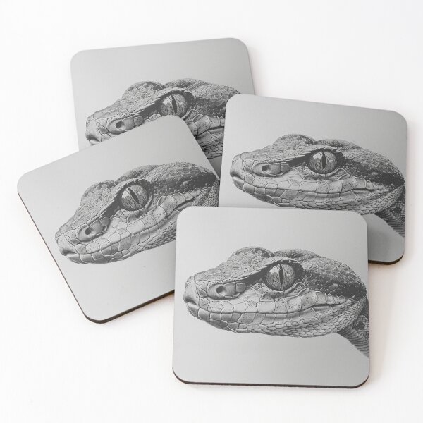 Item preview, Black and White Snake drawing designed and sold by Pencil-Art.