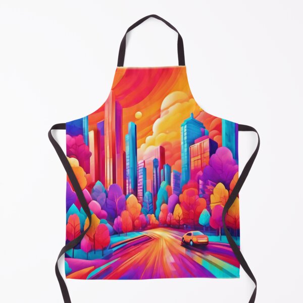 Item preview, Colorful Cityscape Fantasy designed and sold by Health And Fitness Posts e-Store.