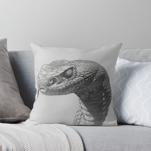 Item preview, Black and White Snake drawing designed and sold by Pencil-Art.