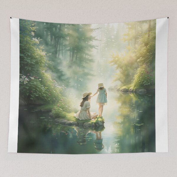 Item preview, Watercolor Wonderlands: Drifting Sanctuaries Unveiled designed and sold by PanoramaPrints.