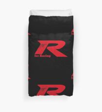 R for Racing Type Duvet Cover