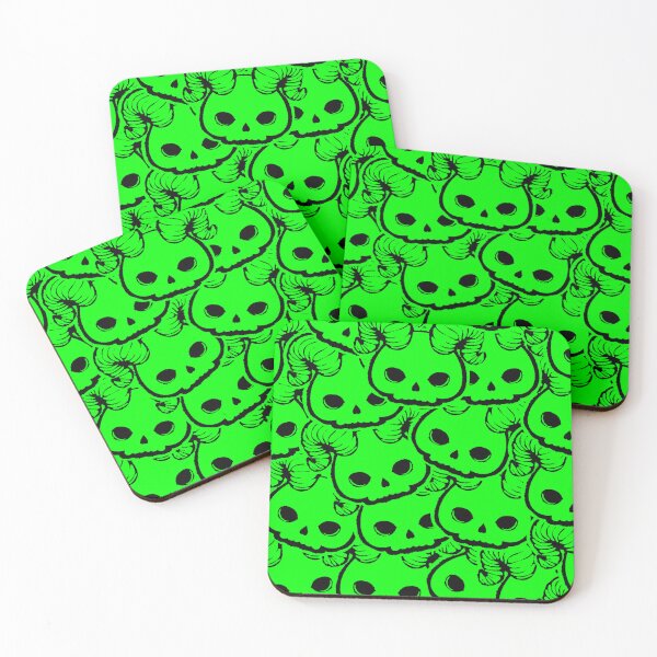 Item preview, Green DemonSkull Pattern designed and sold by Doomspree.