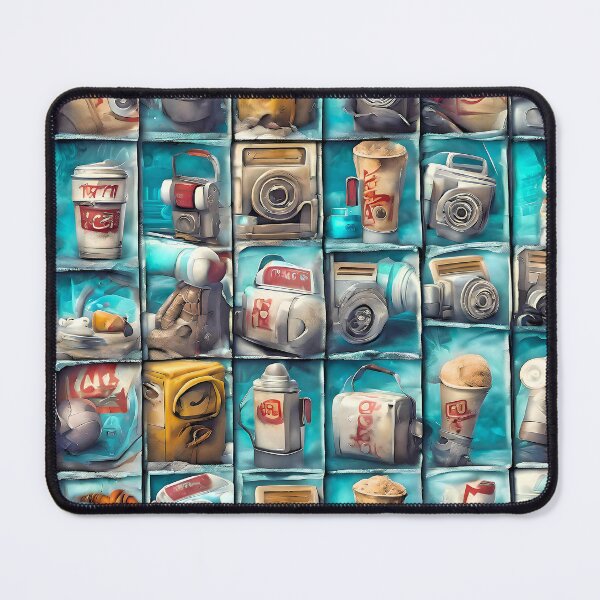 Item preview, Fast Food Wallpaper   designed and sold by Zenvo.