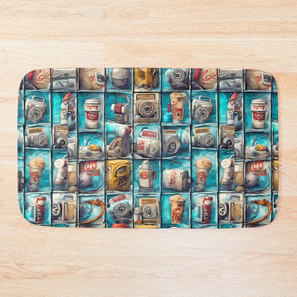 Item preview, Fast Food Wallpaper   designed and sold by Zenvo.